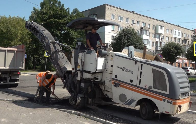 Ремонтные работы на улице Воровского — продолжаются
